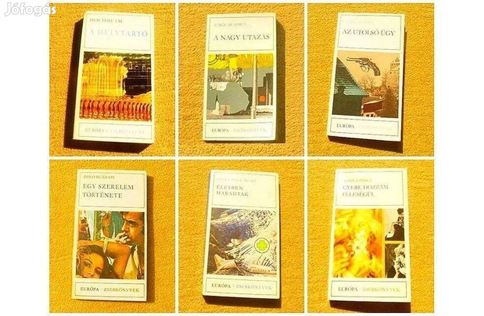 Európa Zsebkönyvek sorozat, 10 kötet