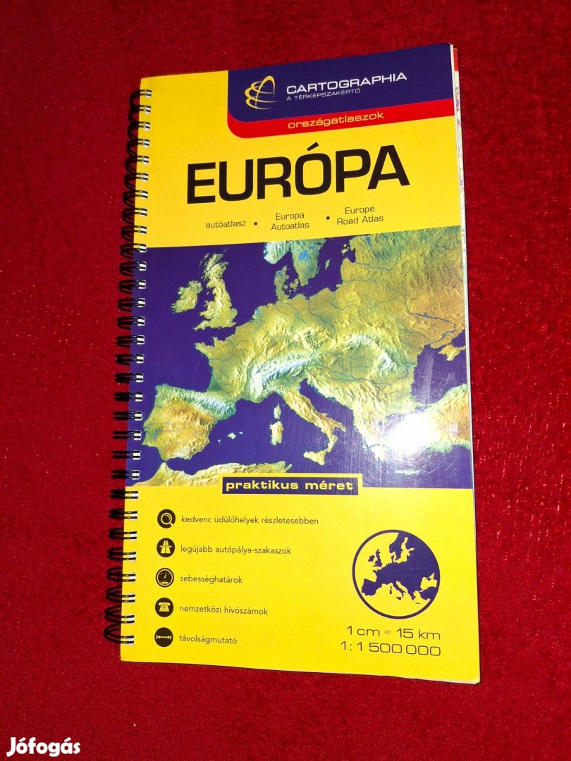 Európa autóatlasz 1:500.000