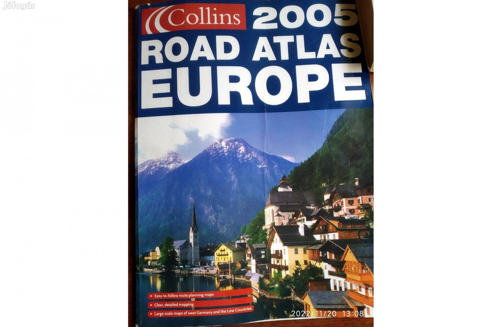 Európa autóatlasza Collins Road ATLAS Europa