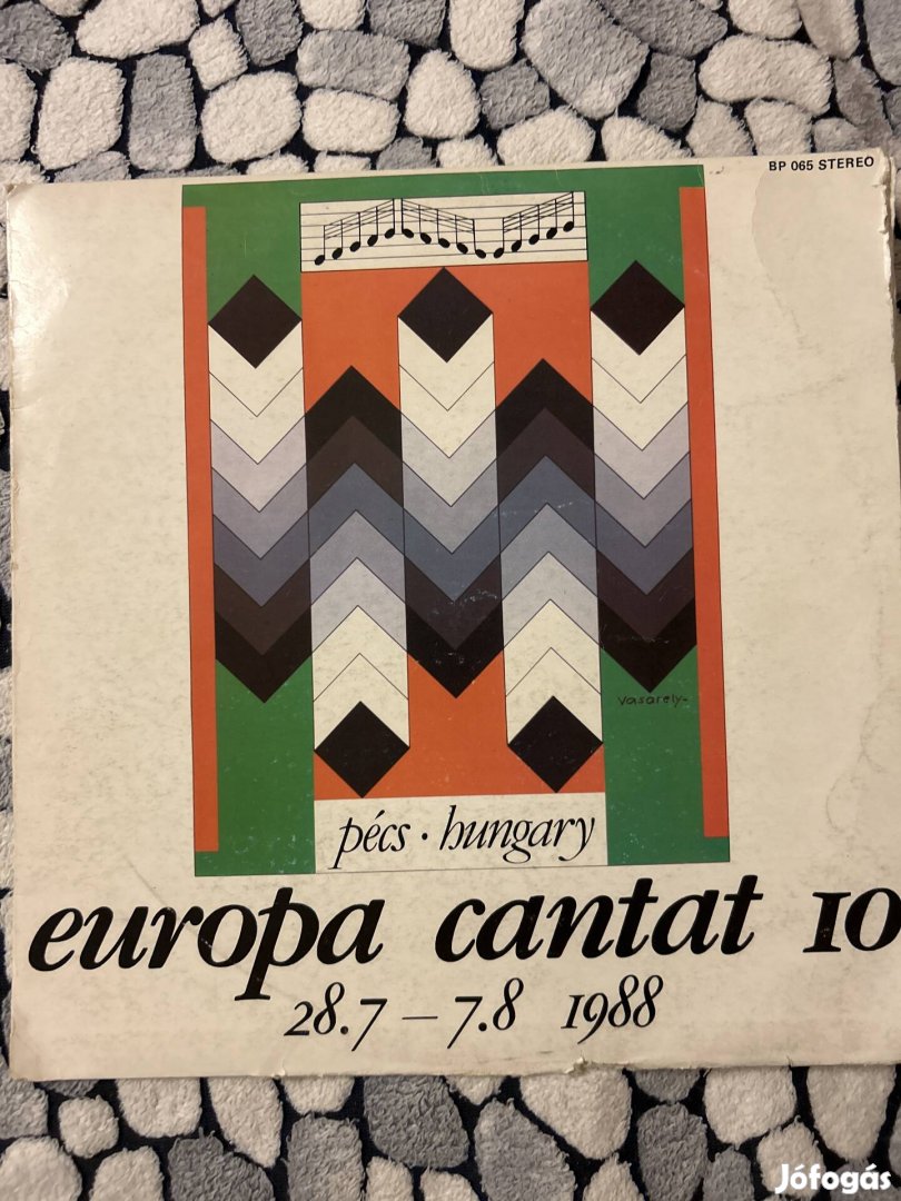 Európa cantat 10 bakelit lemez