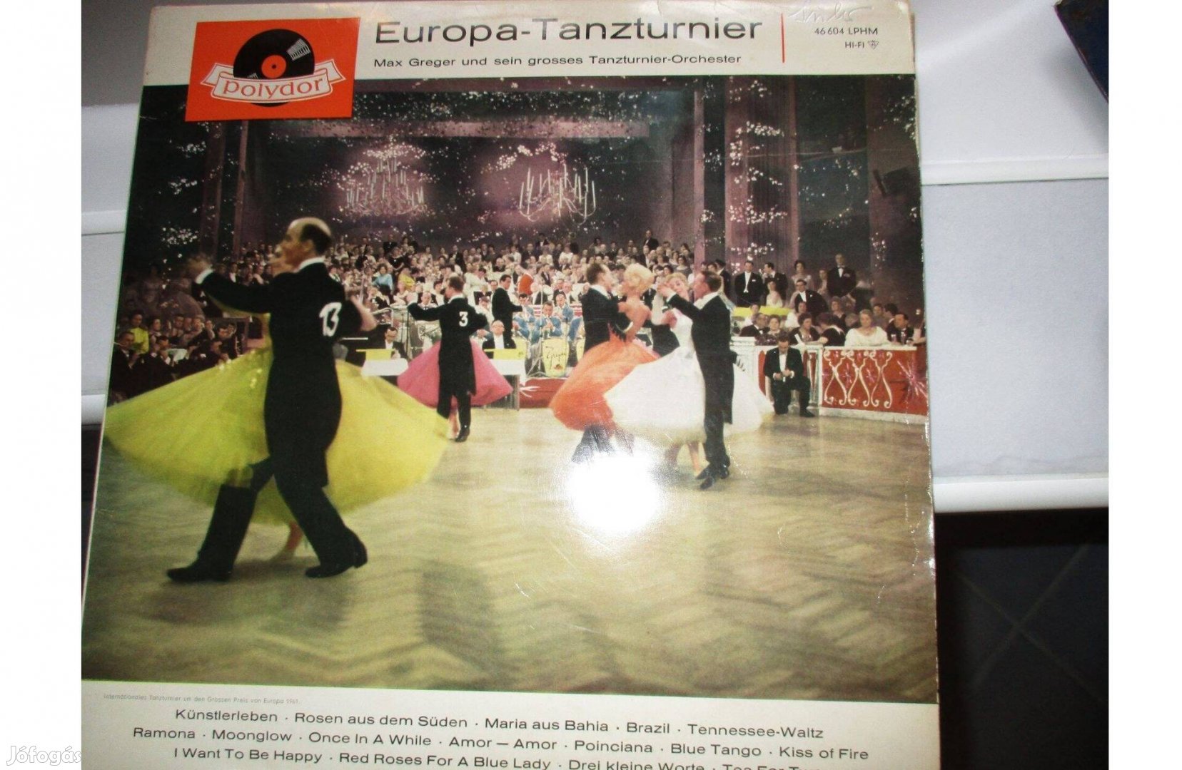 Európa táncturné bakelit hanglemez eladó