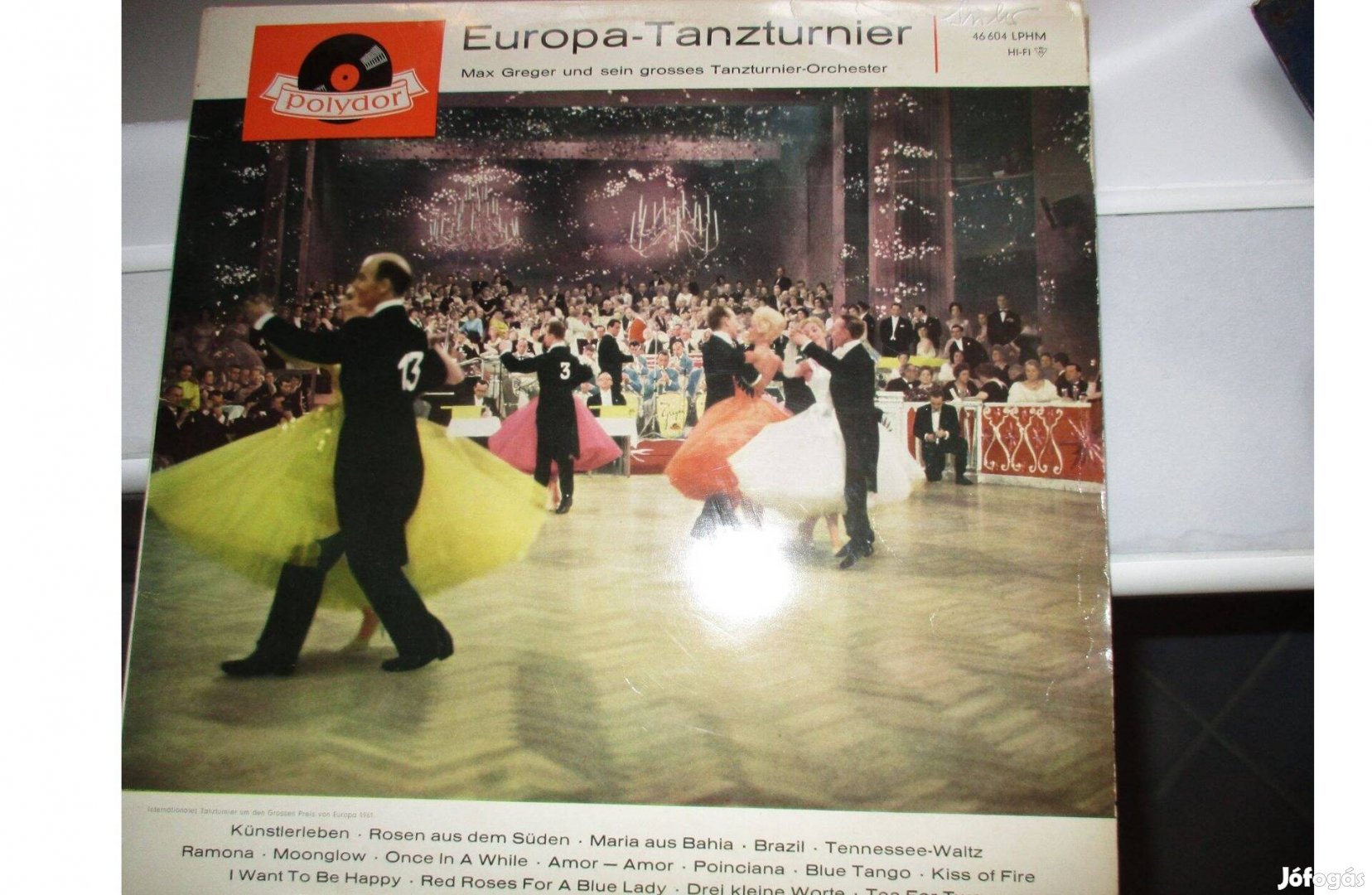 Európa táncturné vinyl hanglemez eladó