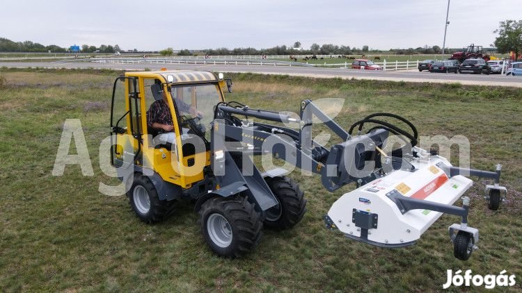 Eurotrac Mini törzscsuklós homlokrakodó (max: 1280 kg)