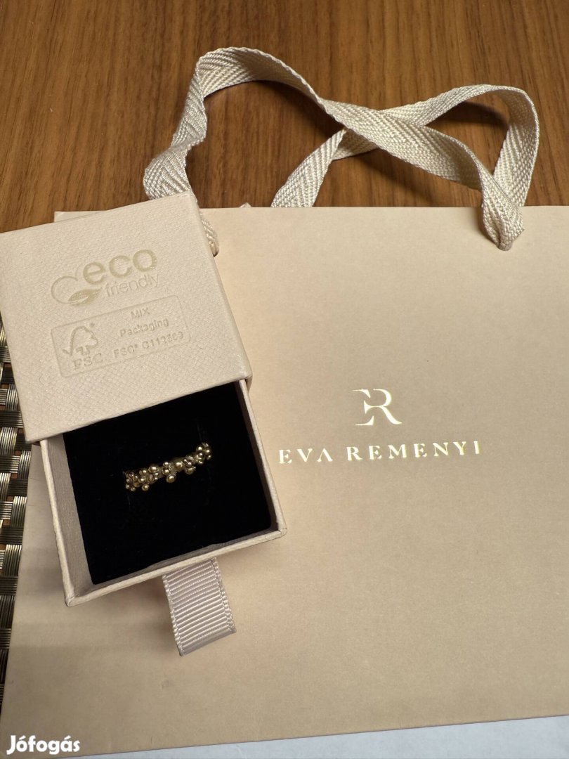Eva Remenyi 24.k.aranyozott réz gyűrű