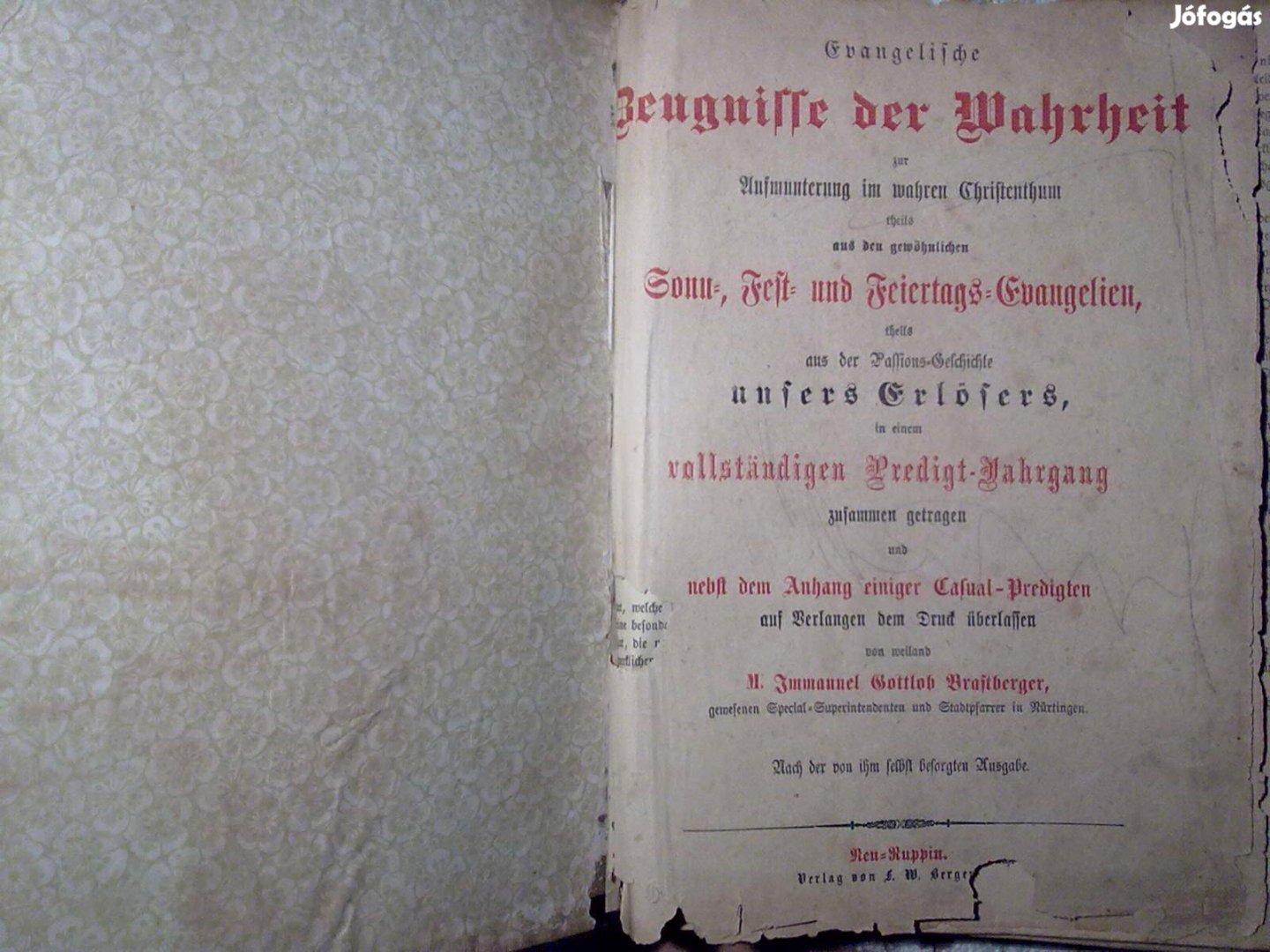 Evangelische Zeugnisse der Wahrheit Bátorítás az igazi