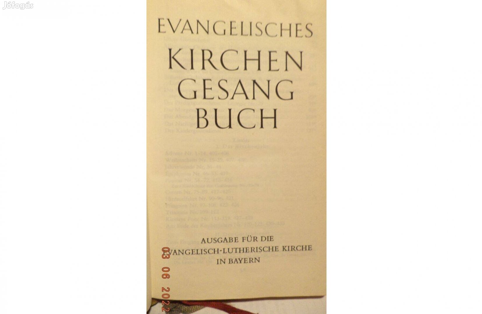 Evangelisches Kirchen gesang buch