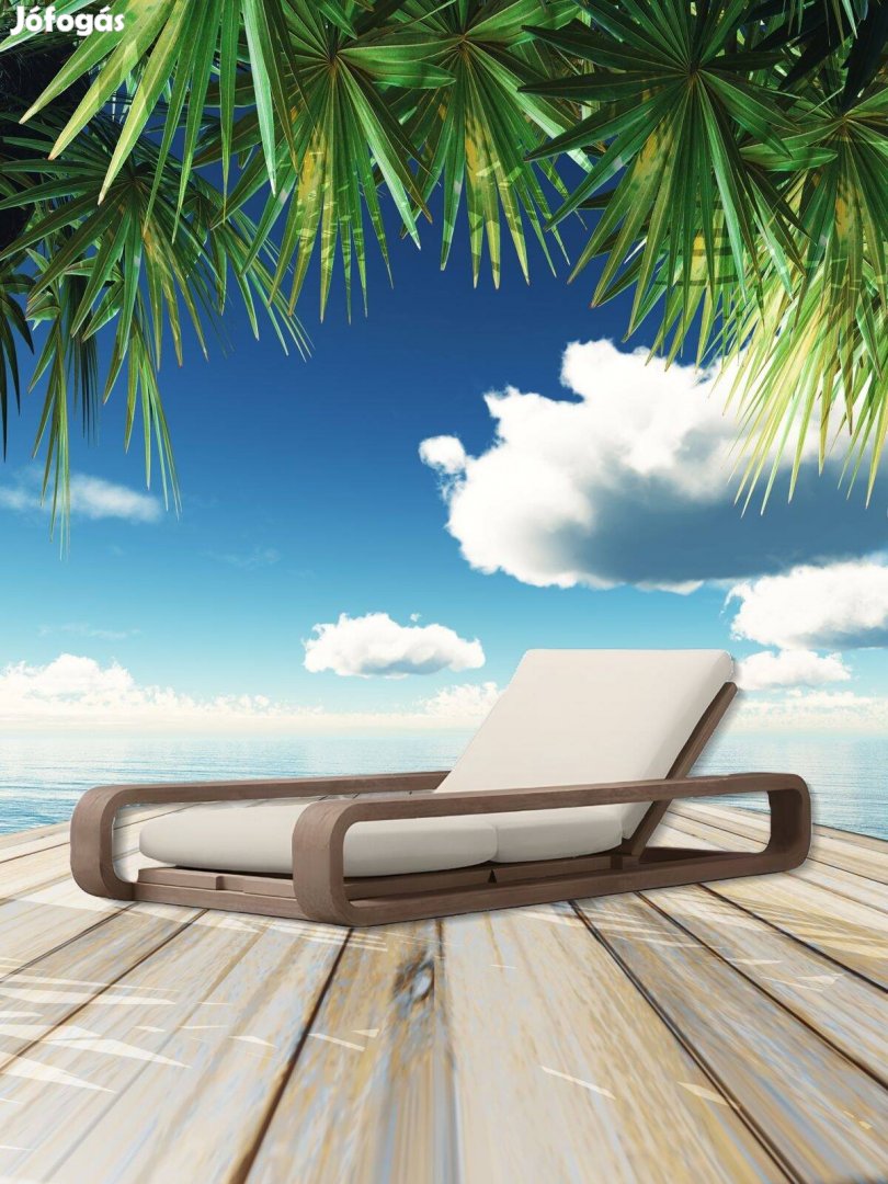 Evarlast 1 személyes napozóágy, kerti bútor, luxus