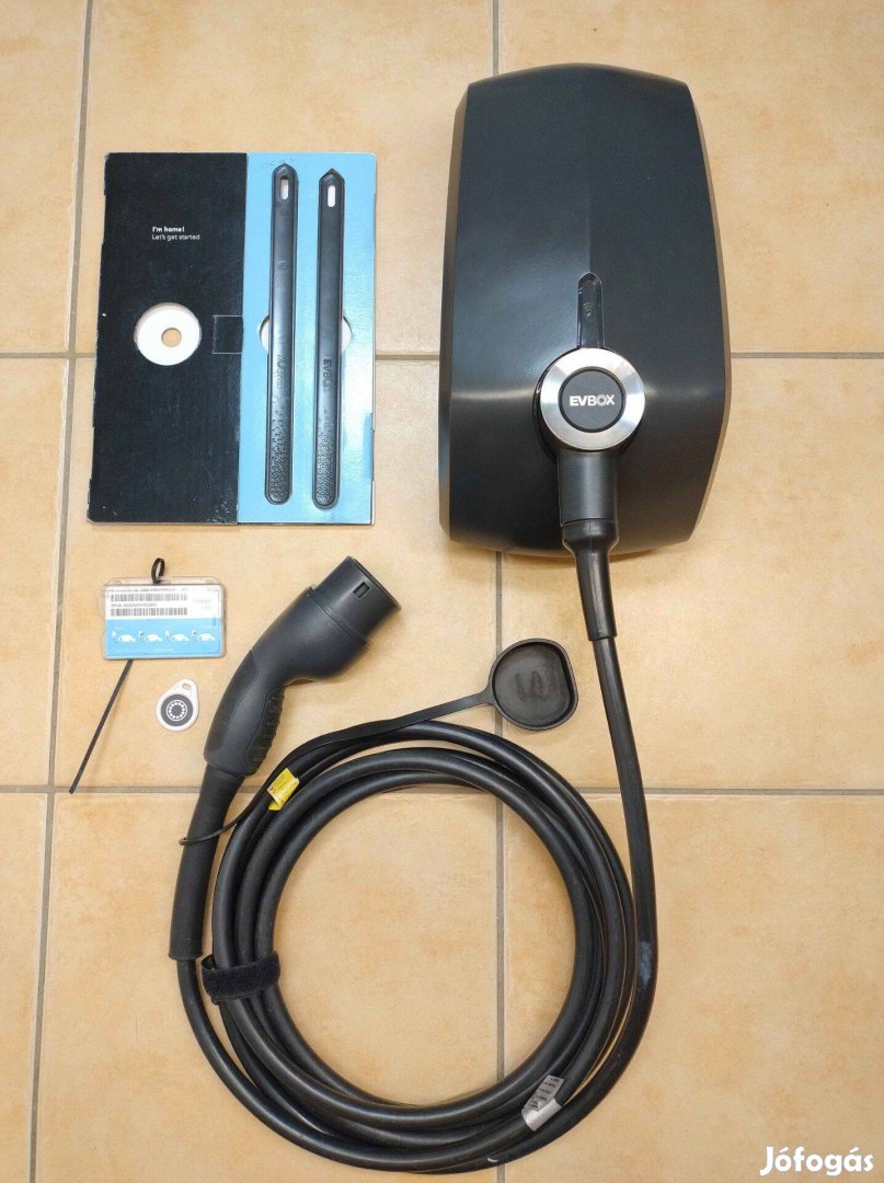 Evbox wallbox elektromos autó fali töltő 11kW 3 fázisú