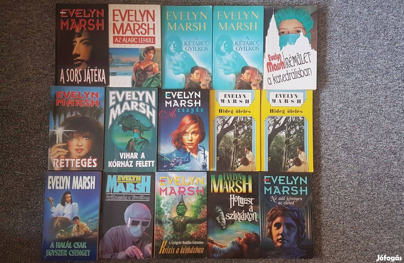 Evelyn Marsh könyvek