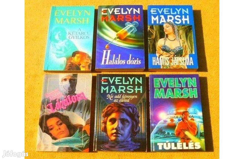 Evelyn Marsh könyvek - 7 kötet
