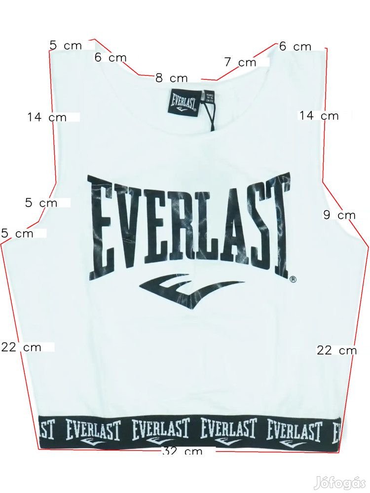 Everlast Új (címkés) Lány Lányka / Női ujjatlan póló / top (Méret: 170