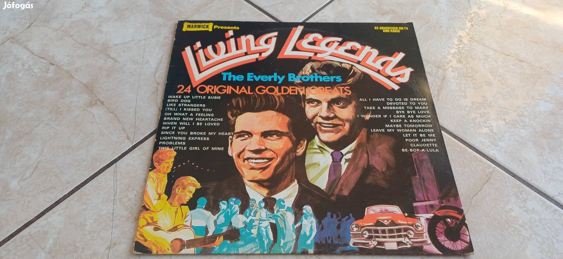 Everly Brothers bakelit hanglemez