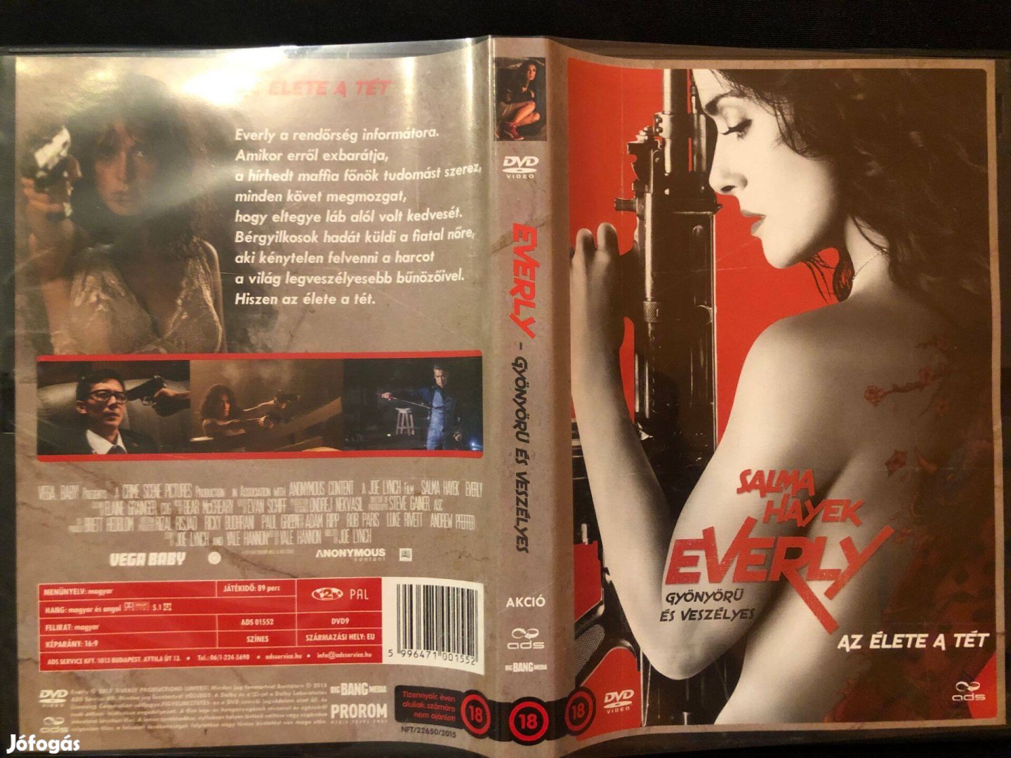 Everly - Gyönyörű és veszélyes (karcmentes, Salma Hayek) DVD