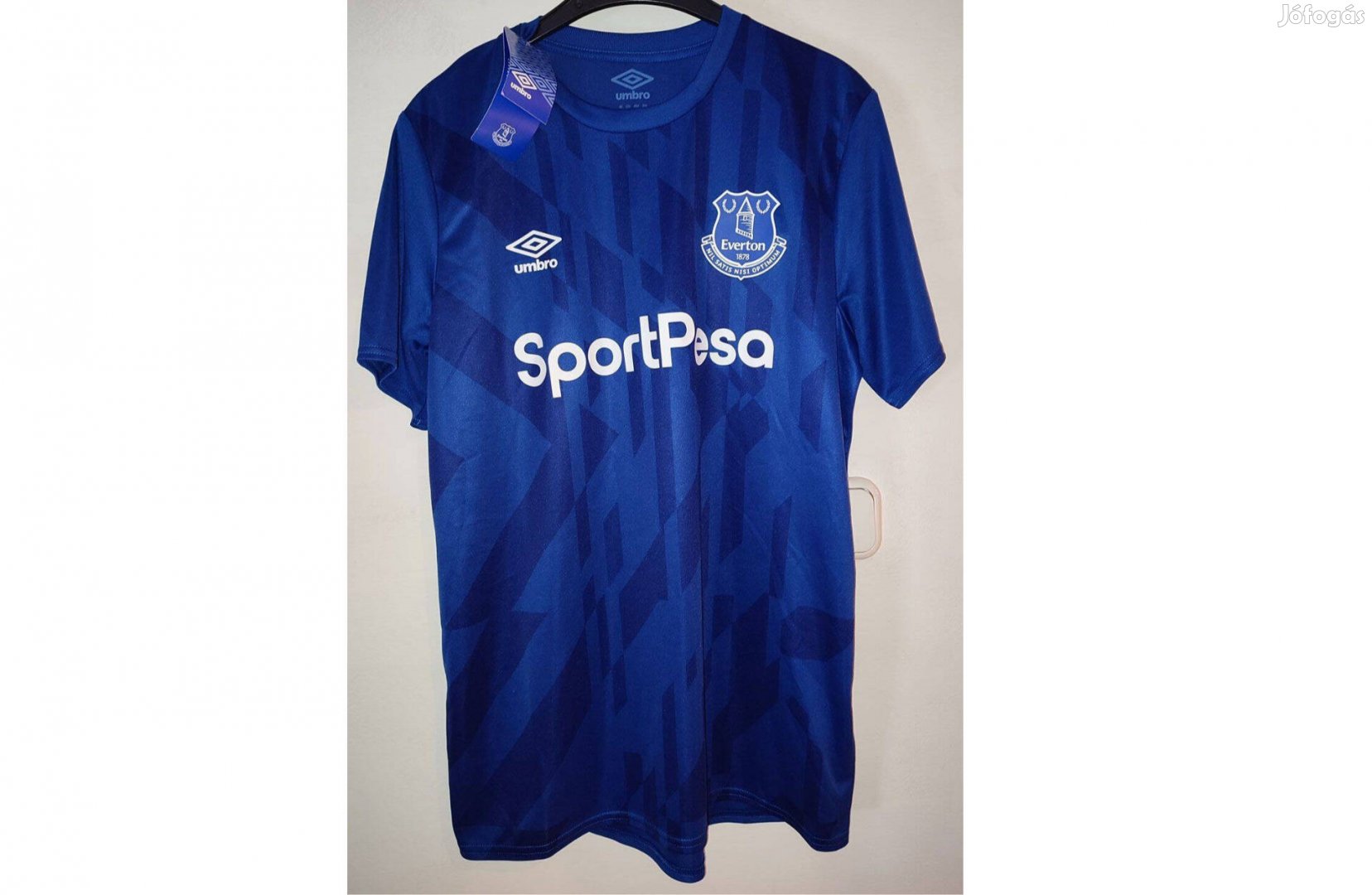 Everton eredeti Umbro új, címkés edzőmez (M-es)