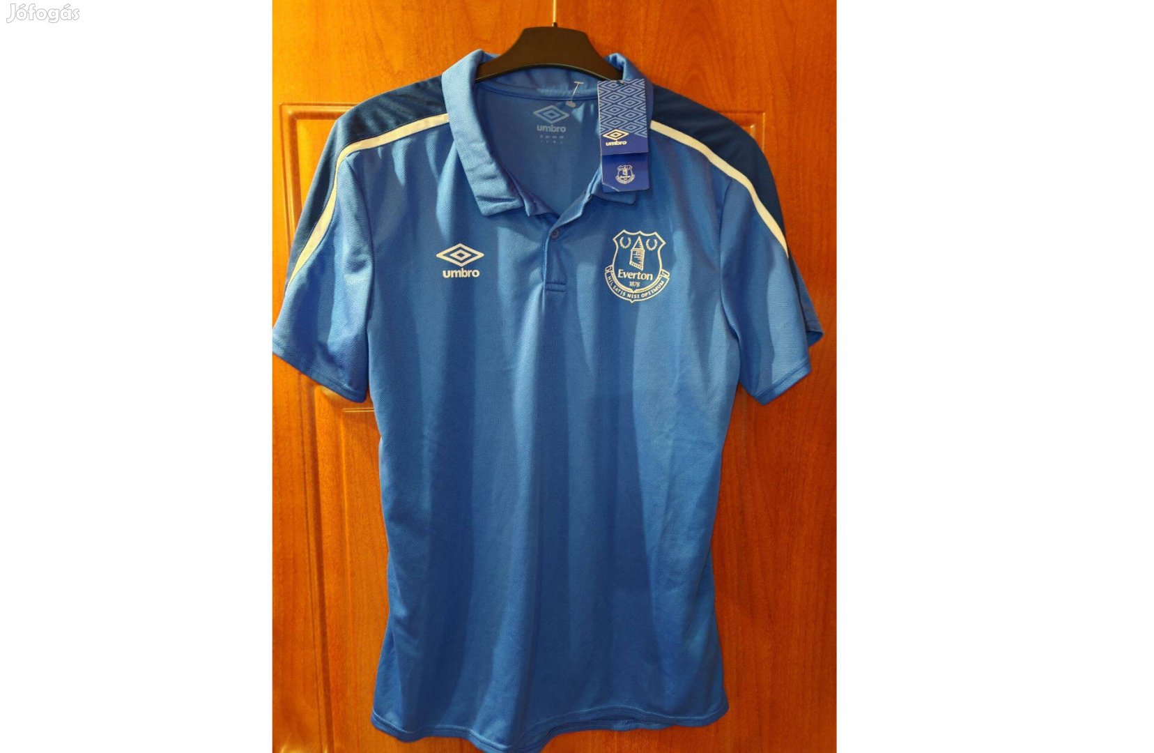 Everton kék eredeti Umbro új címkés mez póló (L-es)