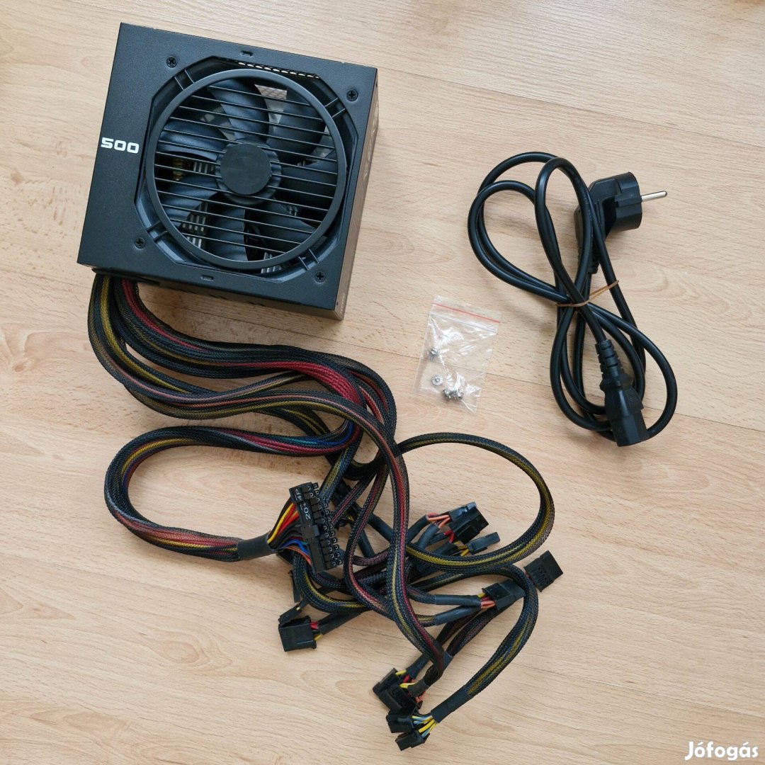 Evga 500 B 80+ Bronze 500W-os tápegység