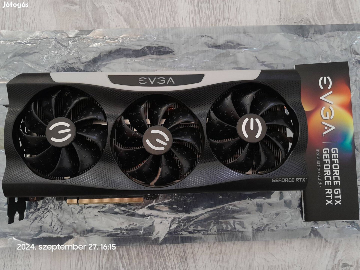 Evga Rtx 3070 8GB Gddr6 FTW3 Ultra Gaming - Újszerű, garanciával!