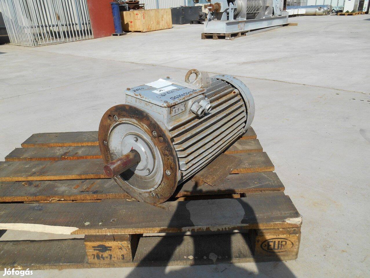 Evig villanymotor (azonosító: 1646) teljesítmény: 10kW, 960 ford