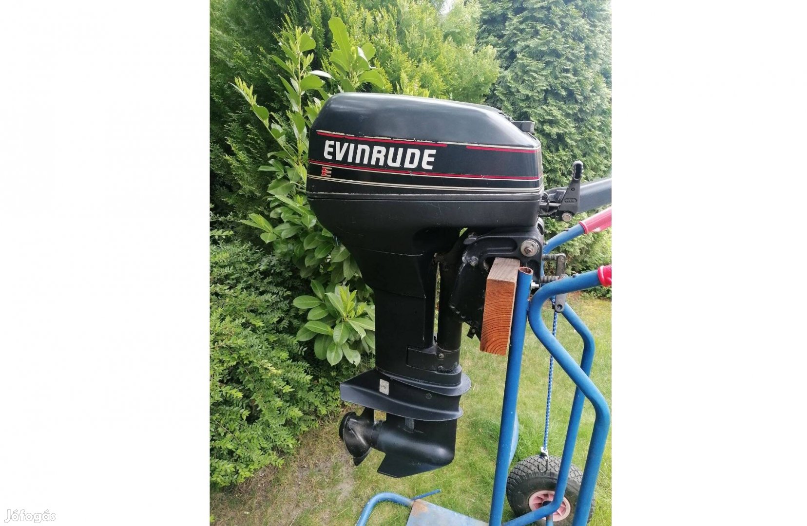 Evinrude 15 lóerős 2 ütemű, rövid csizmás csónakmotor eladó