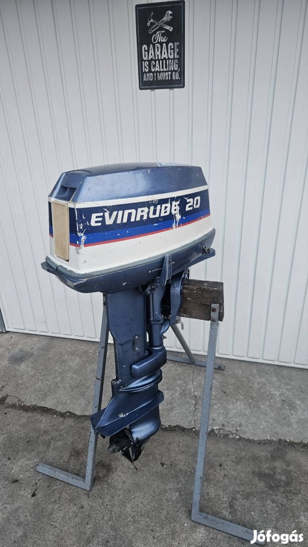 Evinrude gyári 20le csónakmotor