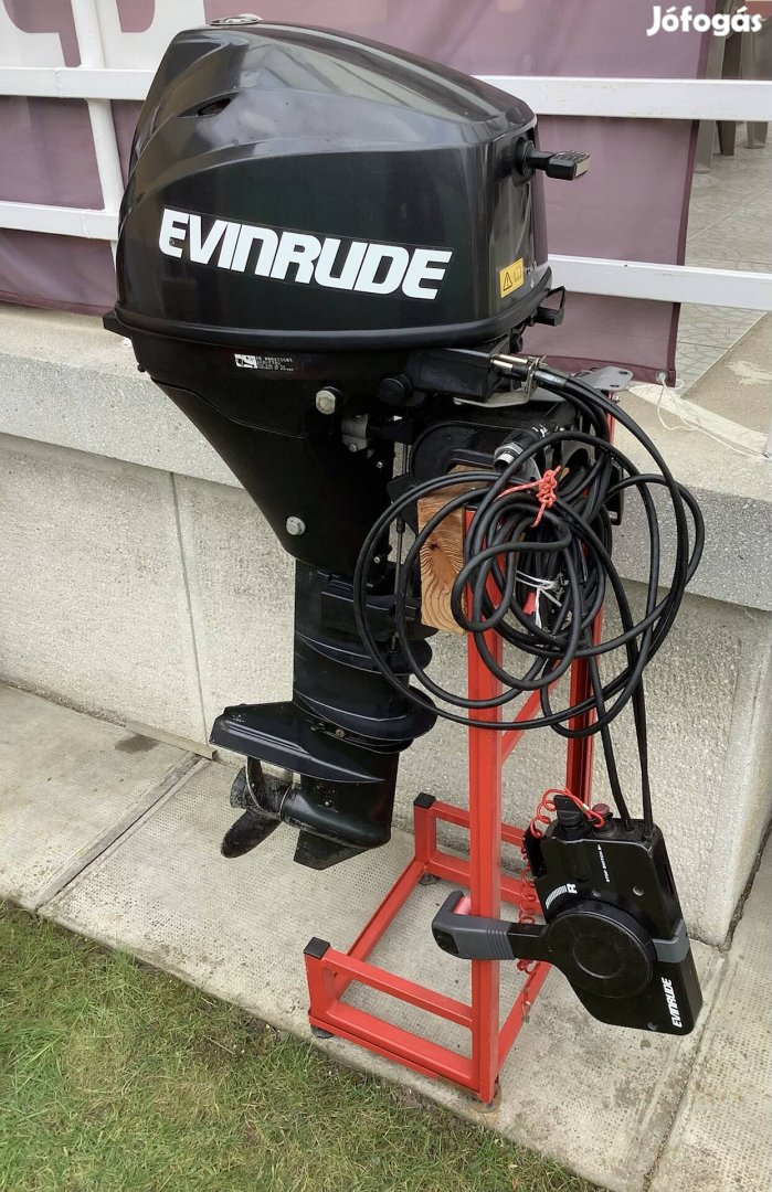 Evinrude/tohatsu 9,8 távkaros, önindítós csónakmotor eladó