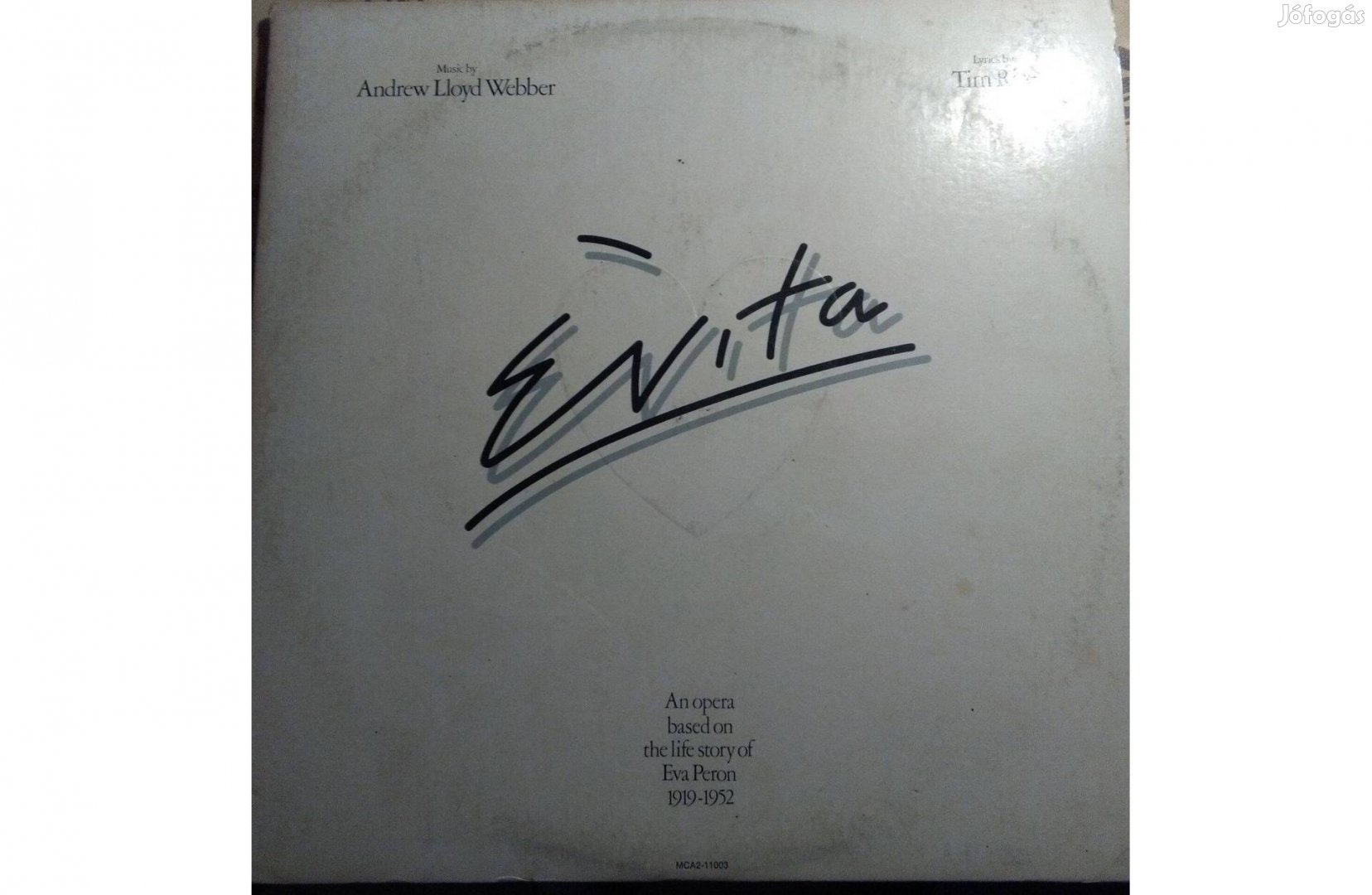 Evita dupla bakelit hanglemez album eladó