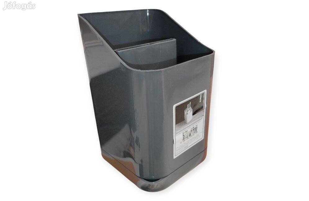 Evőeszközszárító állvány 2 rekeszes, antracit, műanyag,