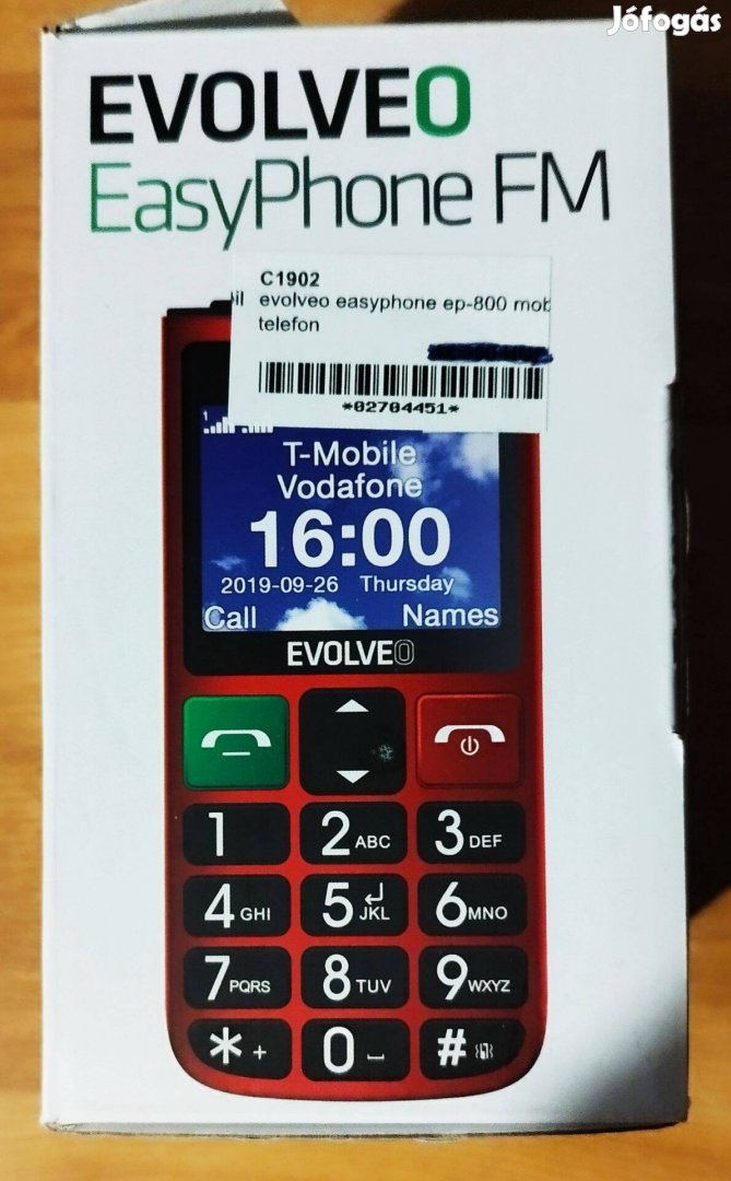 Evolveo Easyphone EP-800/FM GSM telefon