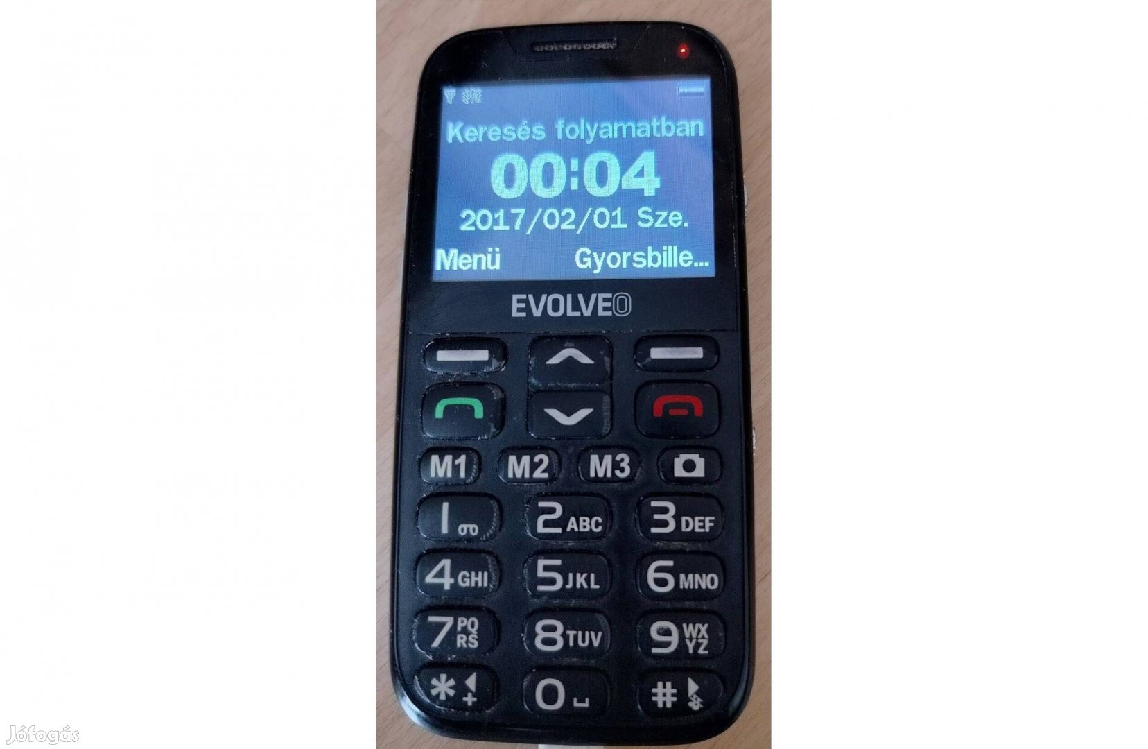 Evolveo easyphone XD EP-600 mobiltelefon, idősek számára ideális