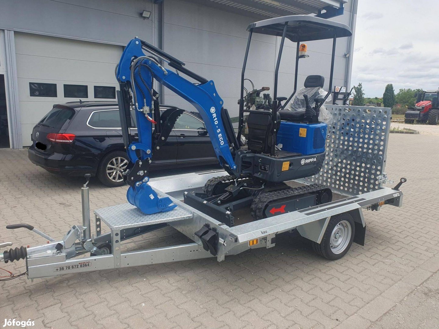 Évvégi akcióval 1800kg-os gépszállító utánfutó most csak 1.490.000 Ft