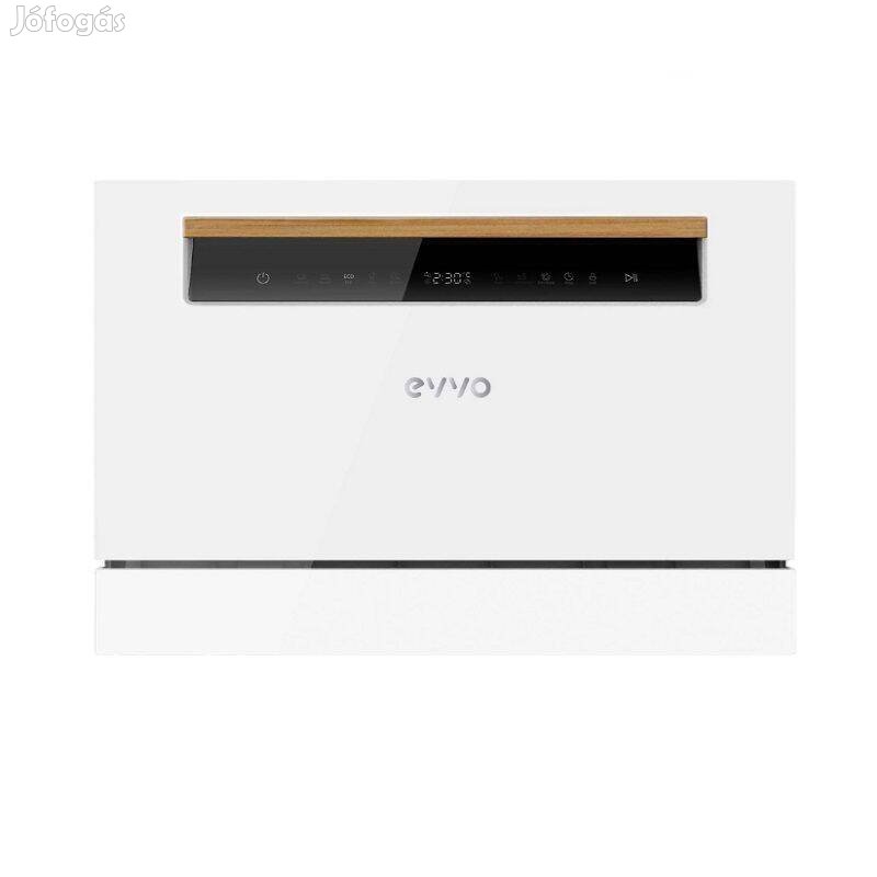 Evvo Mini D mini mosogatógép, 6 teríték, 8 program - fehér