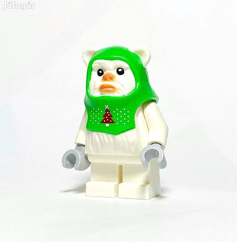 Ewok - Karácsonyi Outfit Eredeti LEGO minifigura - Star Wars 75366 Új