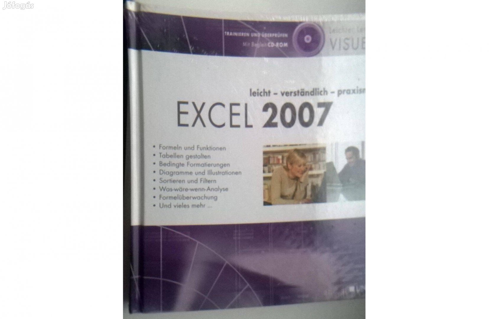 Excel 2007 , Microsoft kiadvány ,német nyelvű könyv , fóliás ,új