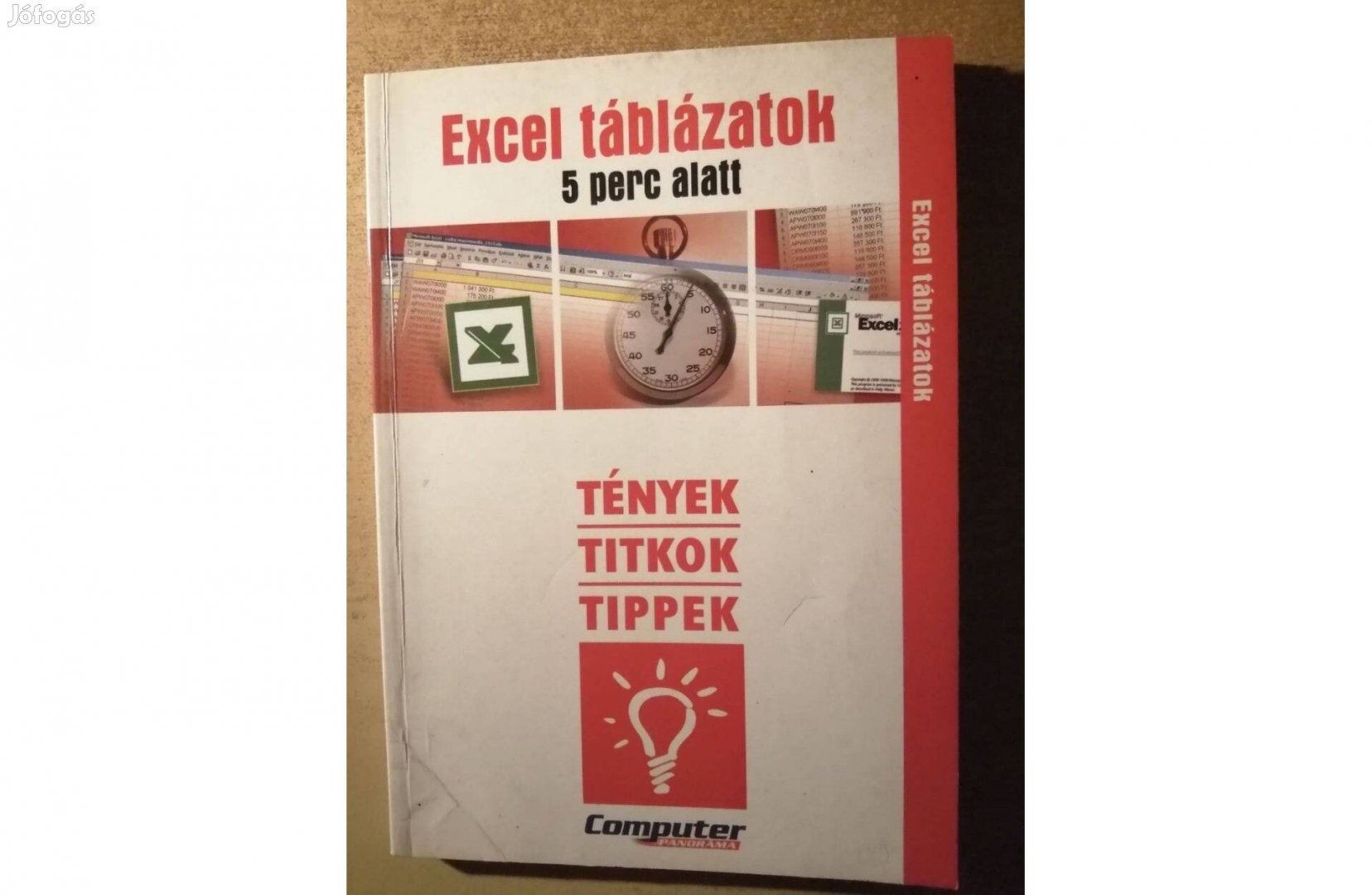 Excel táblázatok c. könyv