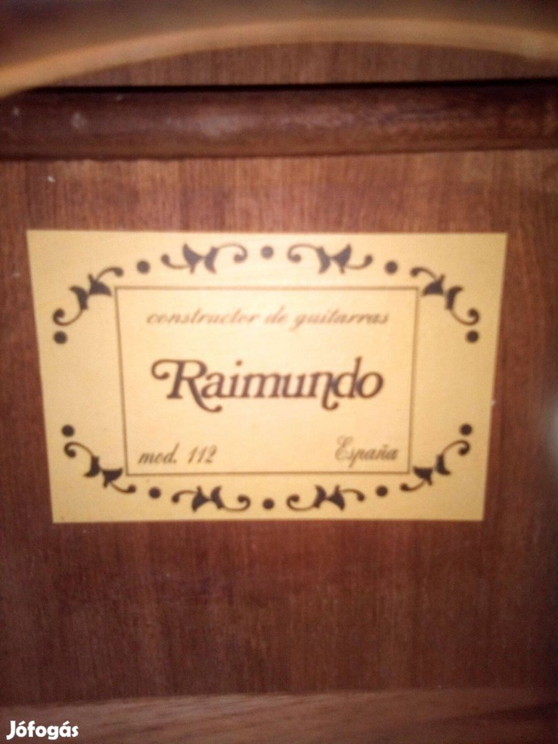 Excelsior of Raimundo Constructor 112 Espana Upright Classique Guitar