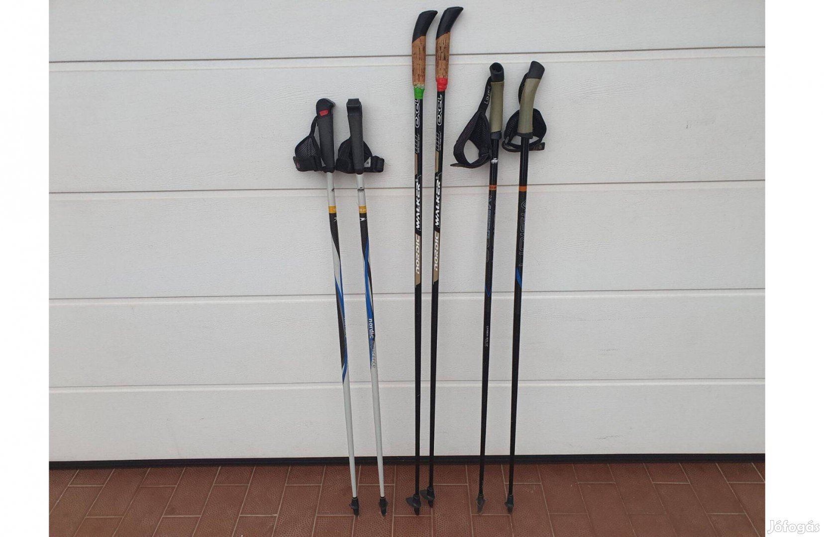 Exel Finland + Crane Nordic Walking túrabot 3 pár együtt Ingyen GLS