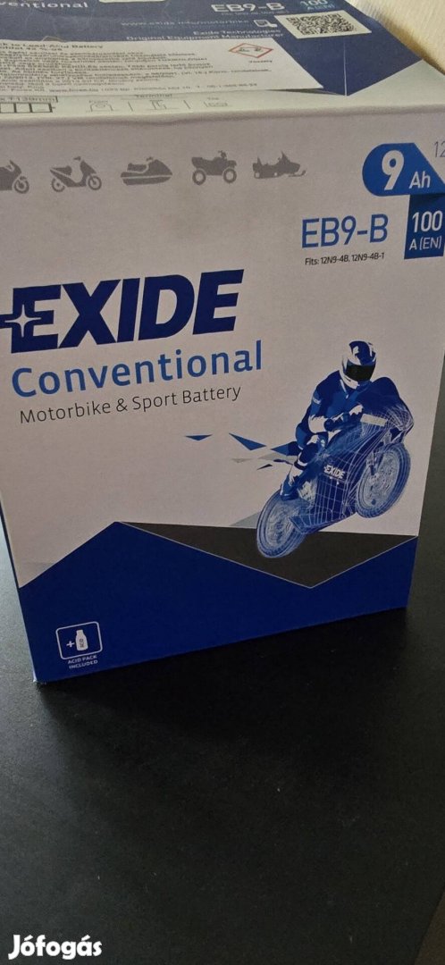 Exide 9Ah akkumulátor 