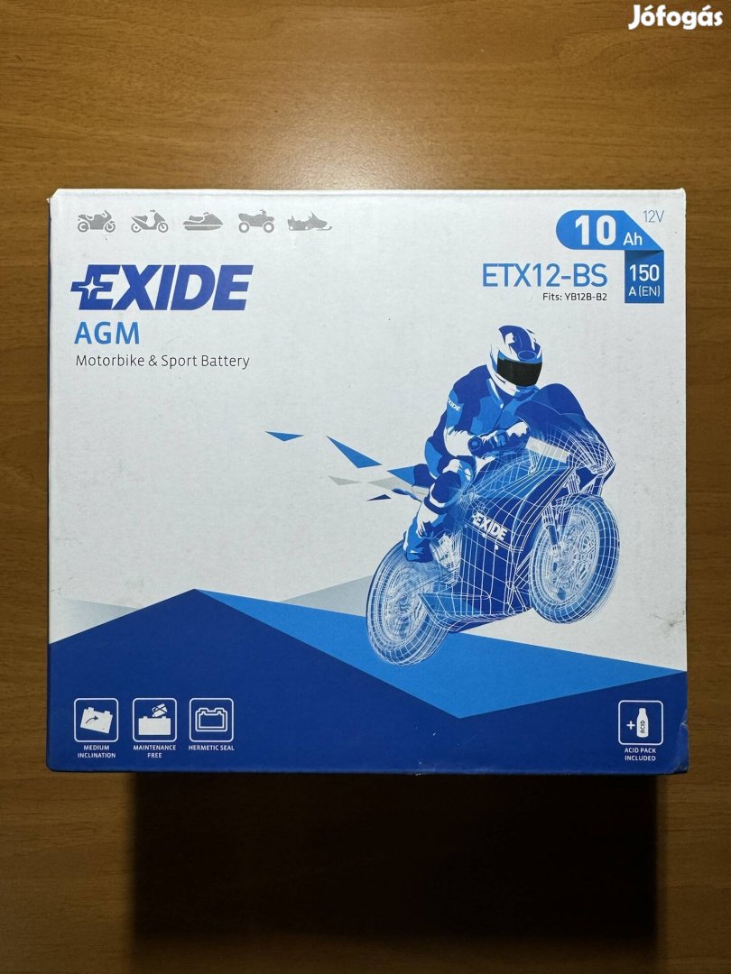 Exide AGM Motorkerékpár & Sport Akkumulátor