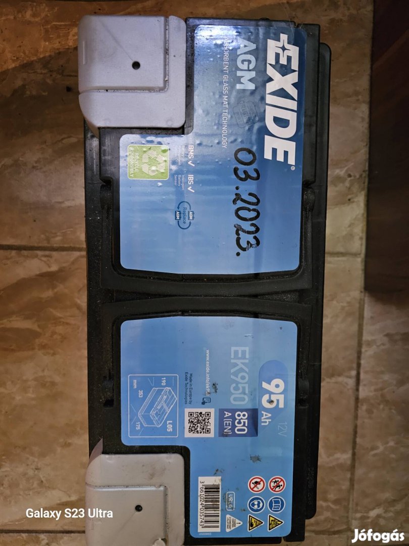Exide akkumulátor 