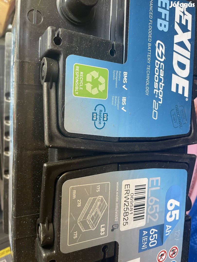 Exide efb 75ah akku EL652