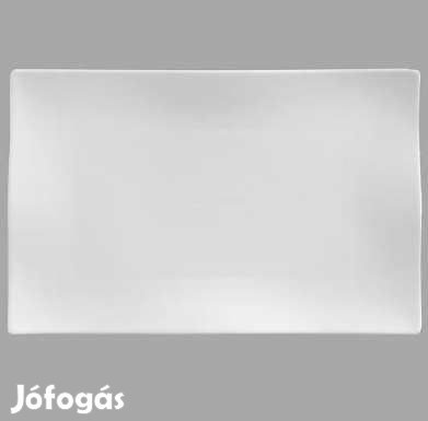 Exkluzív Hullámos frissensültes tányér 33x21cm-es (2162)