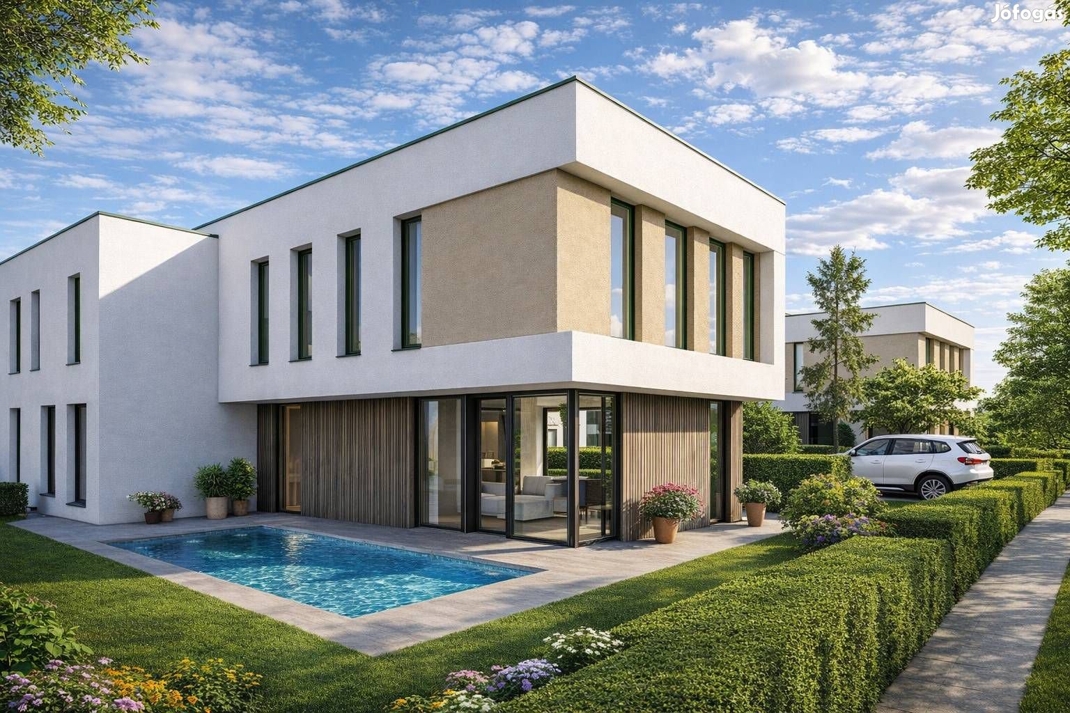Exkluzív, új építésű otthon, luxus műszaki tartalommal az