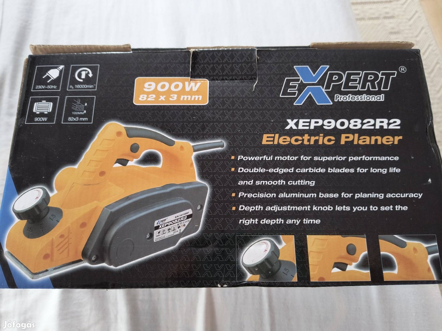 Expert kézi gyalugép 900W