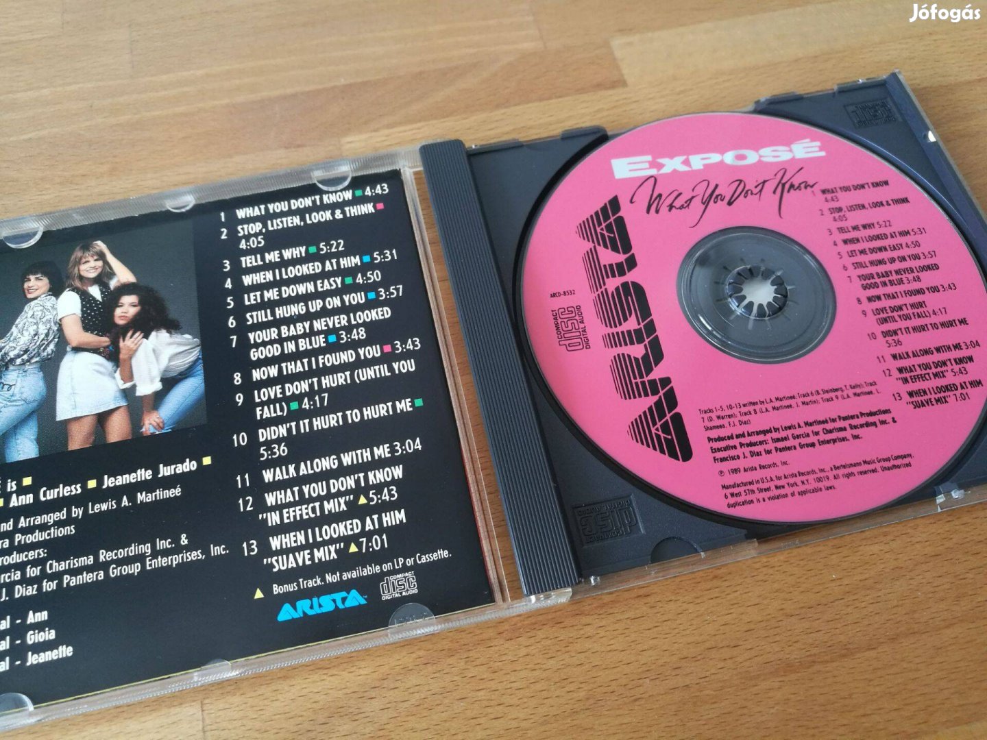 Exposé - What you dont know Arista, USA, 1987, CD