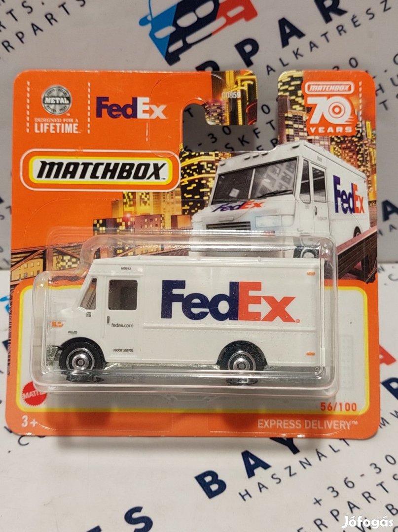 Express Delivery FedEx - 56/100 - bliszteres -  Matchbox - 1:64