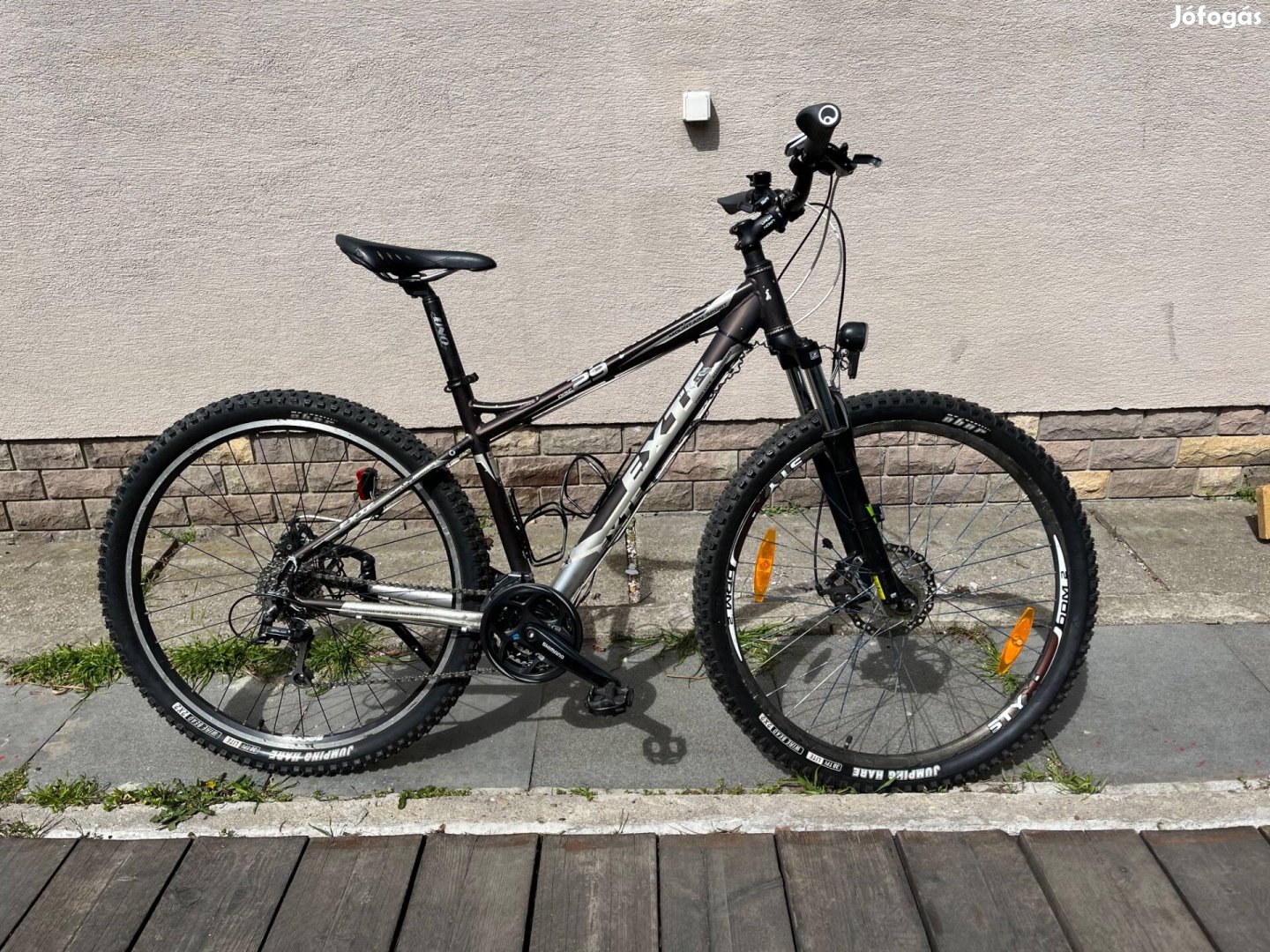Exte MTB 29 alu tárcsafék Shimano Suntour szervizelt kerékpár