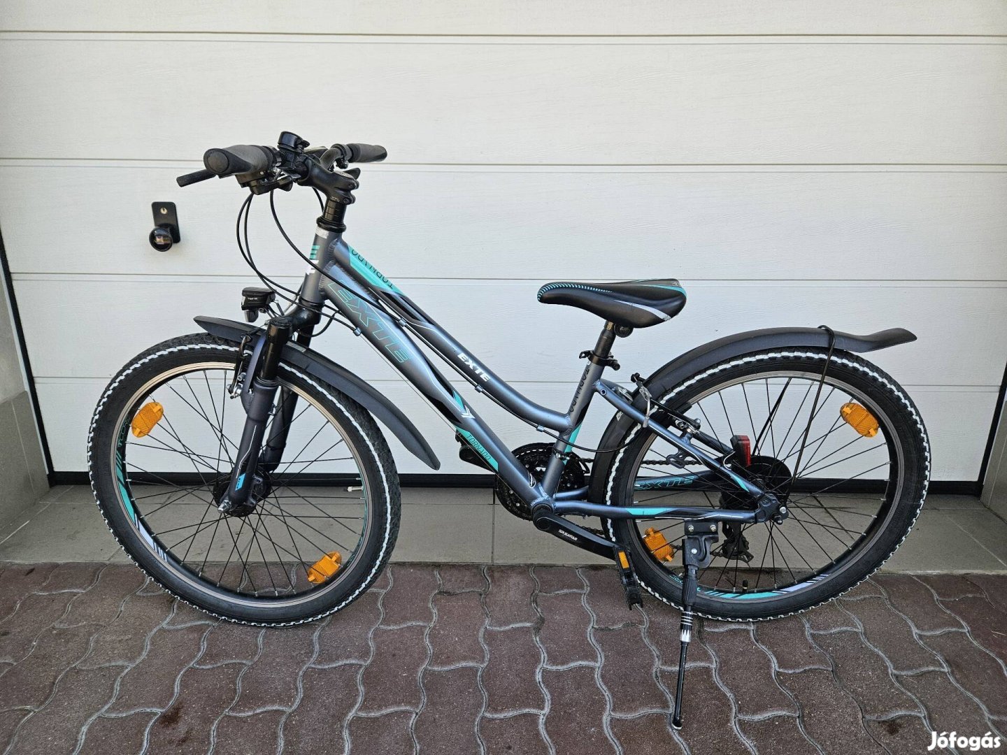 Exte Német 24 es alu vázas agydinamós gyermek kerékpár