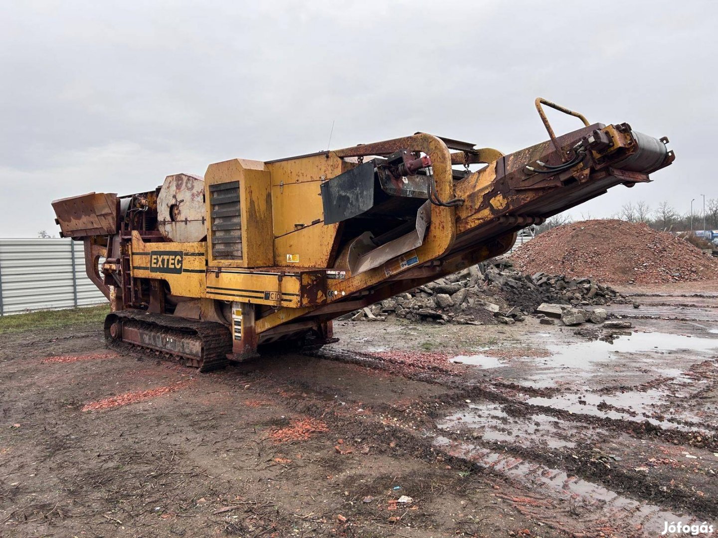Extec C10 Mobil-Pofás törőgép