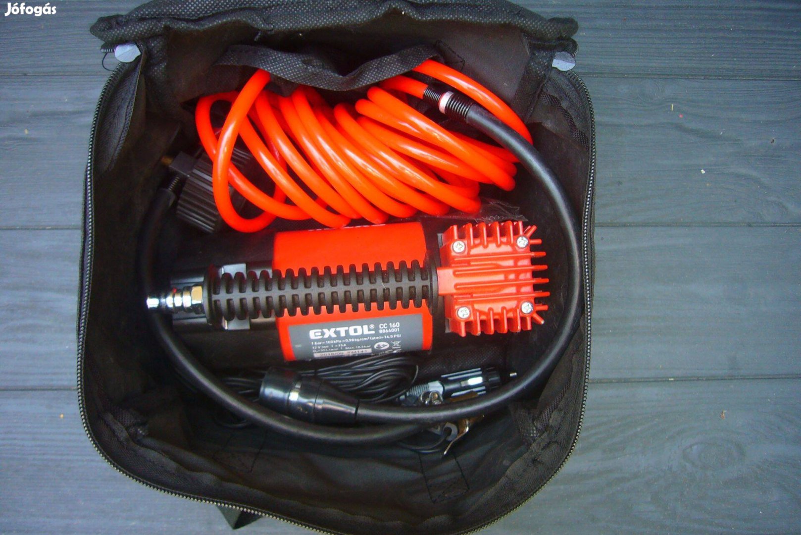 Extol Premium olajmentes légkompresszor, 12V