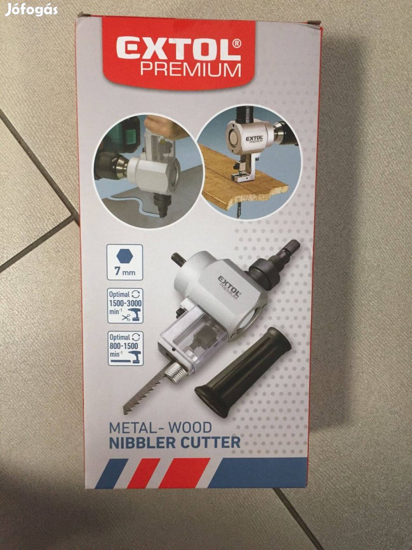 Extol premium Fúrógéppel hajtható, 2 funkciós mechanikus lemezvágó